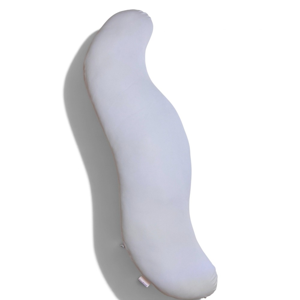 Mellow Body Align Cooling Pillow Light Blue S-Shape Ergonomic Contoured Support